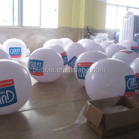 1m Diameter inflatable balloons for sale, big air ball with logo printing