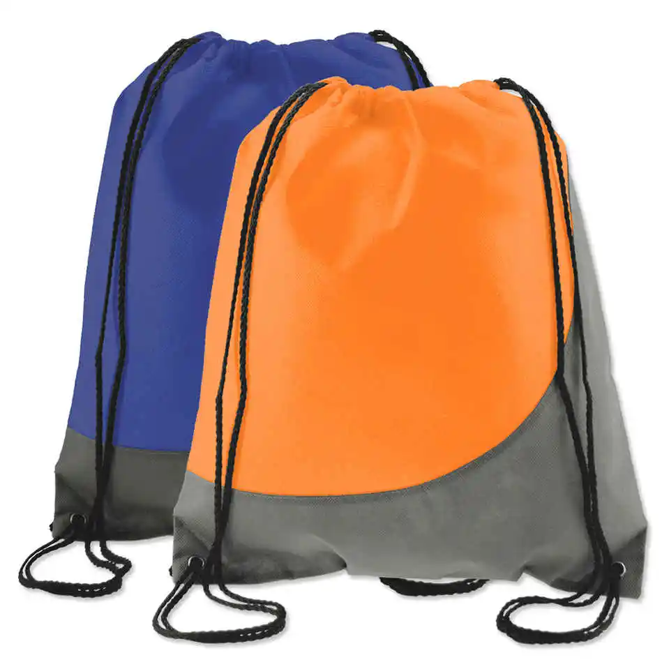 Wholesale waterproof nylon custom sport drawstring gym bag