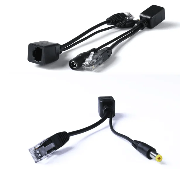 Разветвитель POE, инжектор, модуль RJ45, разъем «Мама-папа» с кабелем питания постоянного тока