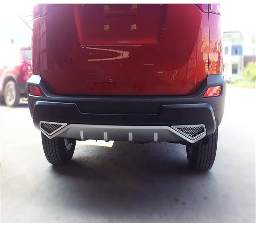 Car Accessories Auto Parts Abs material front and rear bumper guard for Toyota RAV4 2014