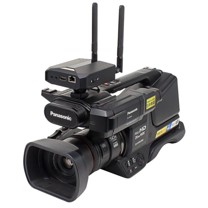 H.264/H.265 Wireless Mobile лучшее видео энкодер с светодиодный экран
