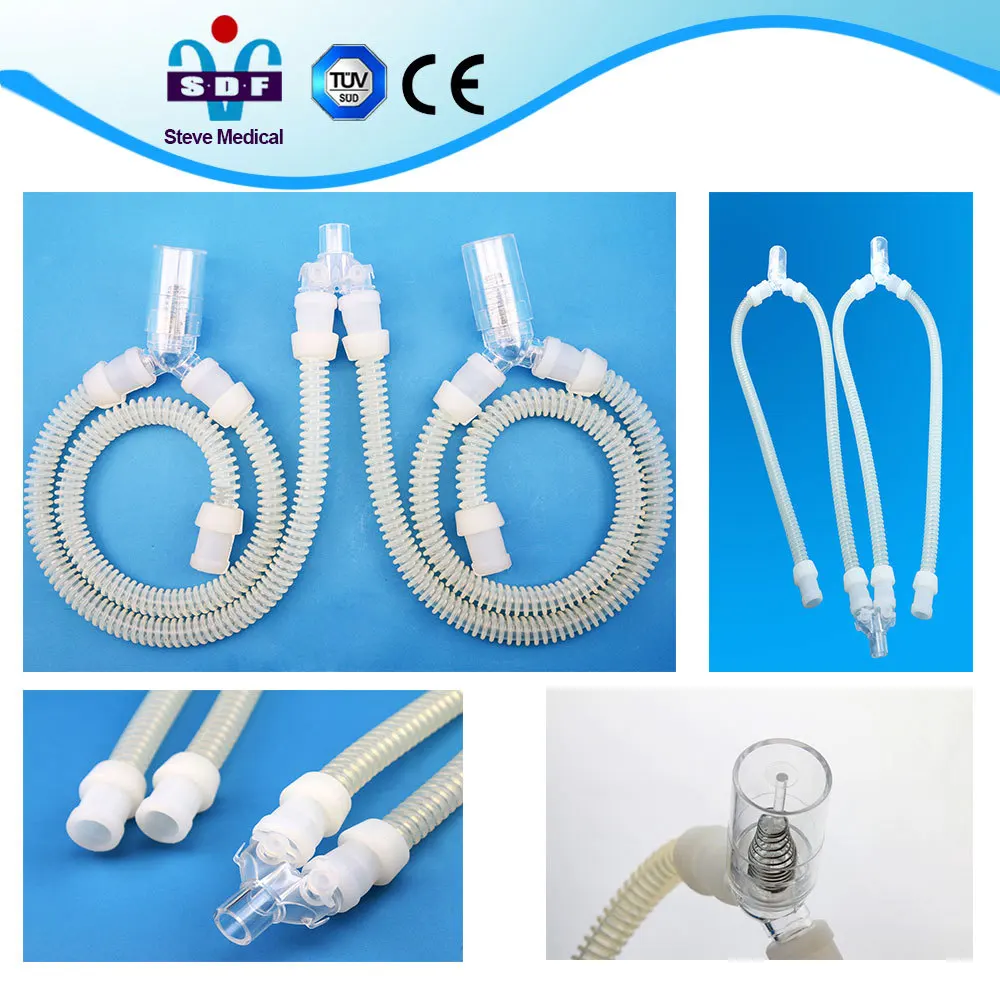 анестезии дыхательный контур/гофрированные трубки с ce& исо