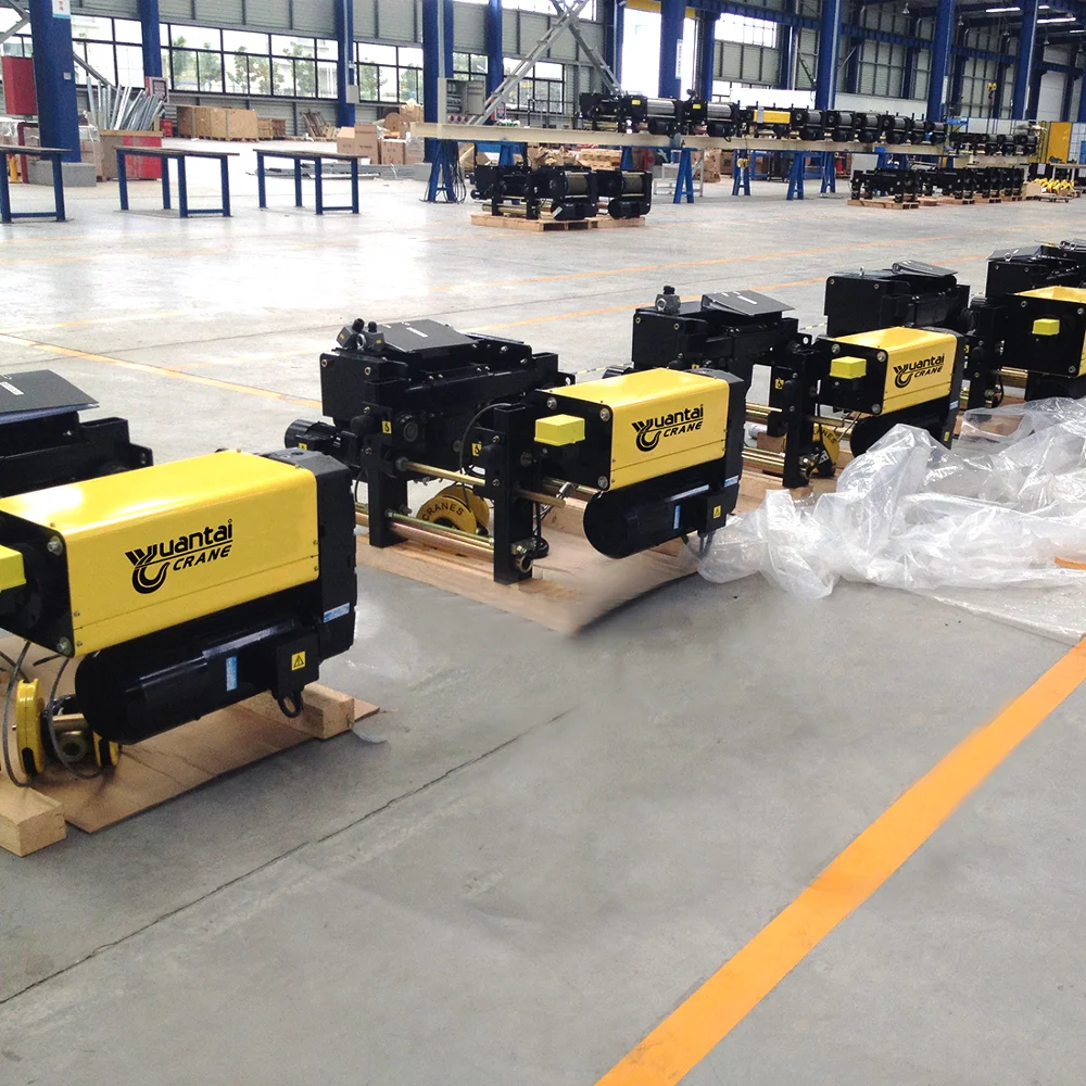 Pay attention details 5 ton cd low headroom electric hoist Europe with monorail trolley