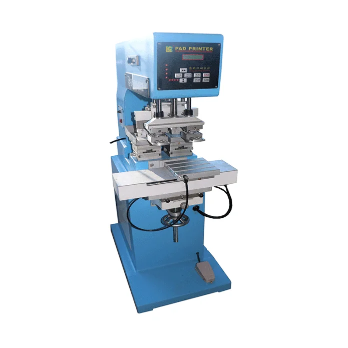 Two-Colour Semi-Automatic Shoe Pad Printer with Shuttle Gravure Plate Type New Used Conditions Motor Pump Engine Core Components