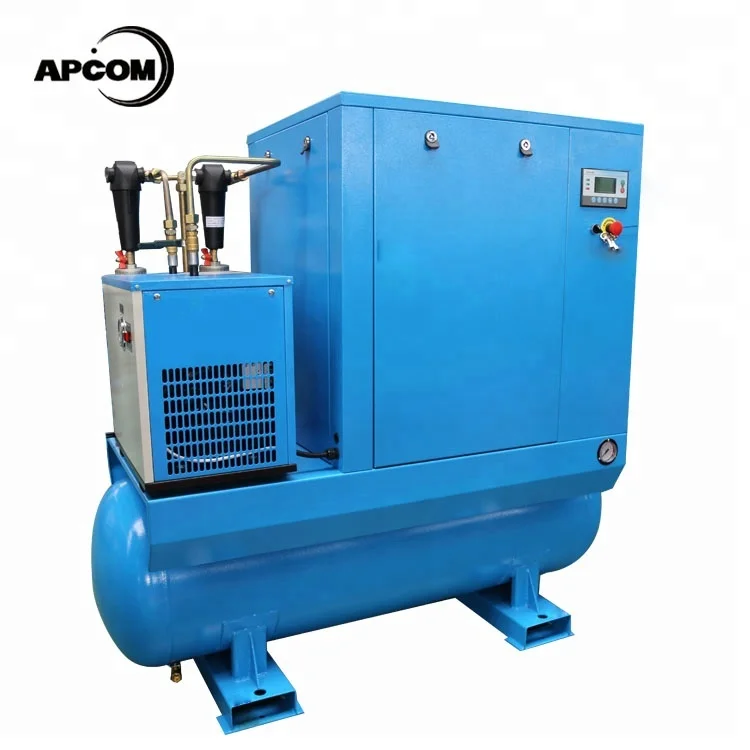  Оптовая продажа с завода APCOM Низкошумный поршневой винт 500 л воздушный компрессор для печатных машин ремонтных мастерских