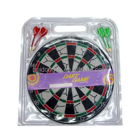 Yiwu Factory 15 Inch Double Sided Dart Board Home Fitness Equipment Magnetic Safety Dartboard for entertainment game play