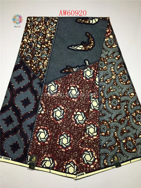 
AW0920- (72)- 2016 New Latest African nigeria 100%cotton ghana ankara java african wax prints fabric beautiful for dress 