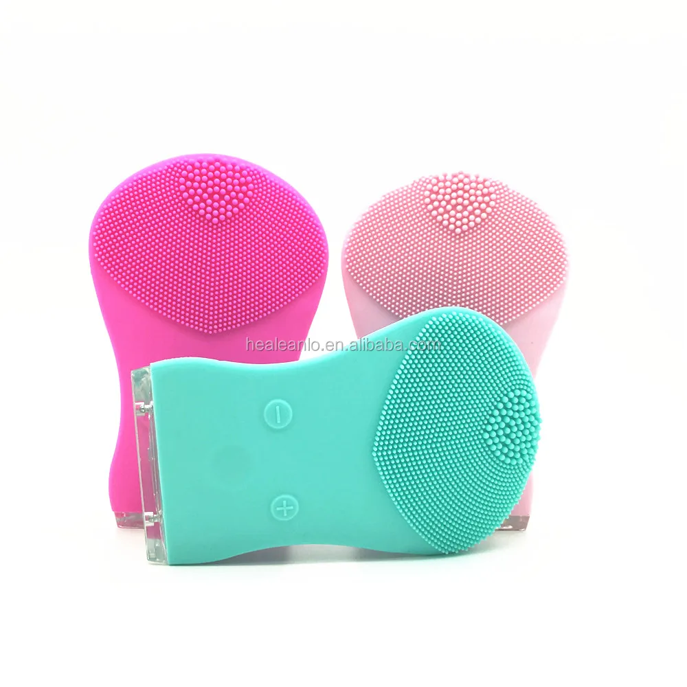 
Healeanlo hot sell new electric best sonic cleansing brush exfoliator machine reviews 