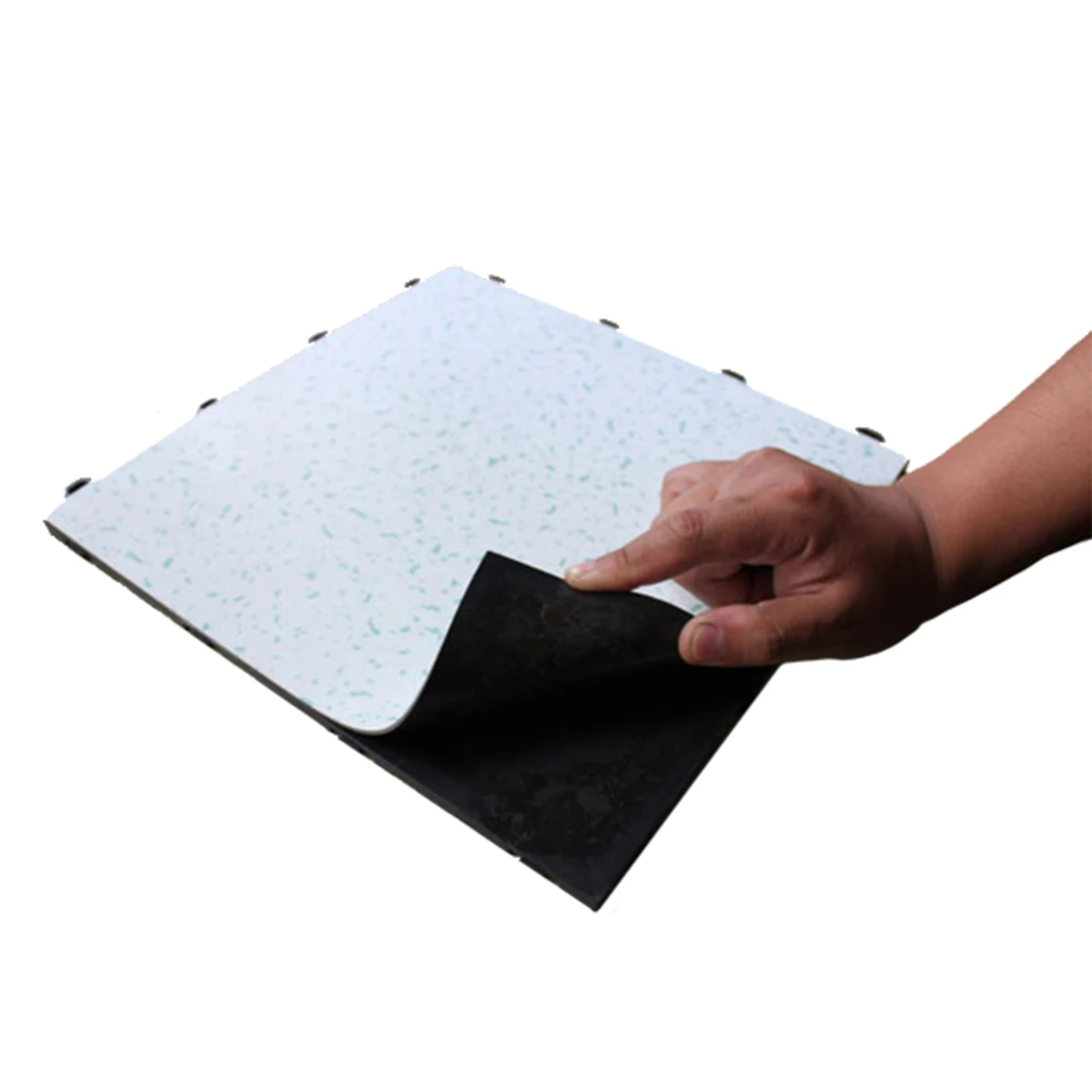 Car impact plastic grass flooring mat