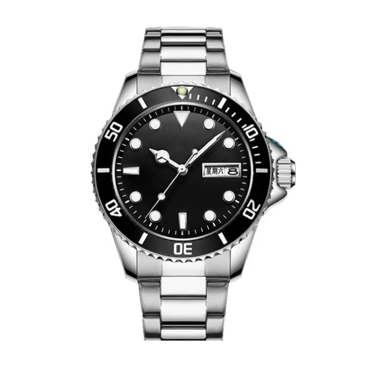 Men Fashion Charm Diver Wrist watches Luxury Quartz Wrist Watch Sport Casual full Stainless Steel quartz Watches