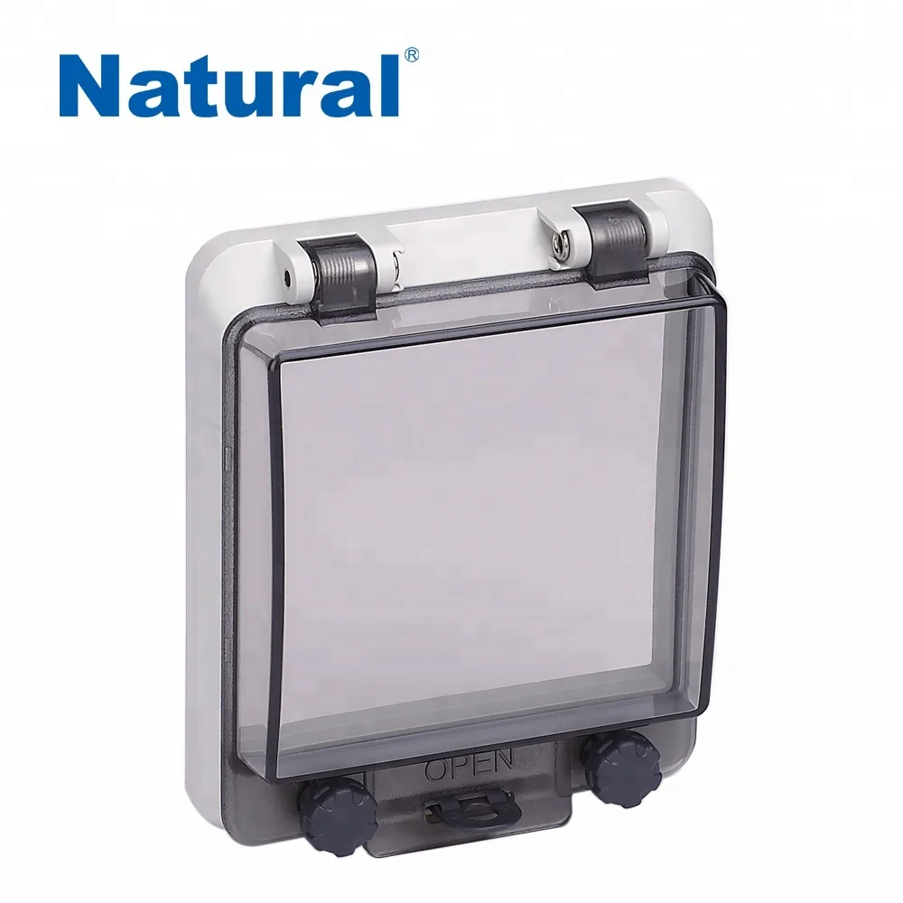 Natural IP67 circuit breaker transparent contact protection window hood cover