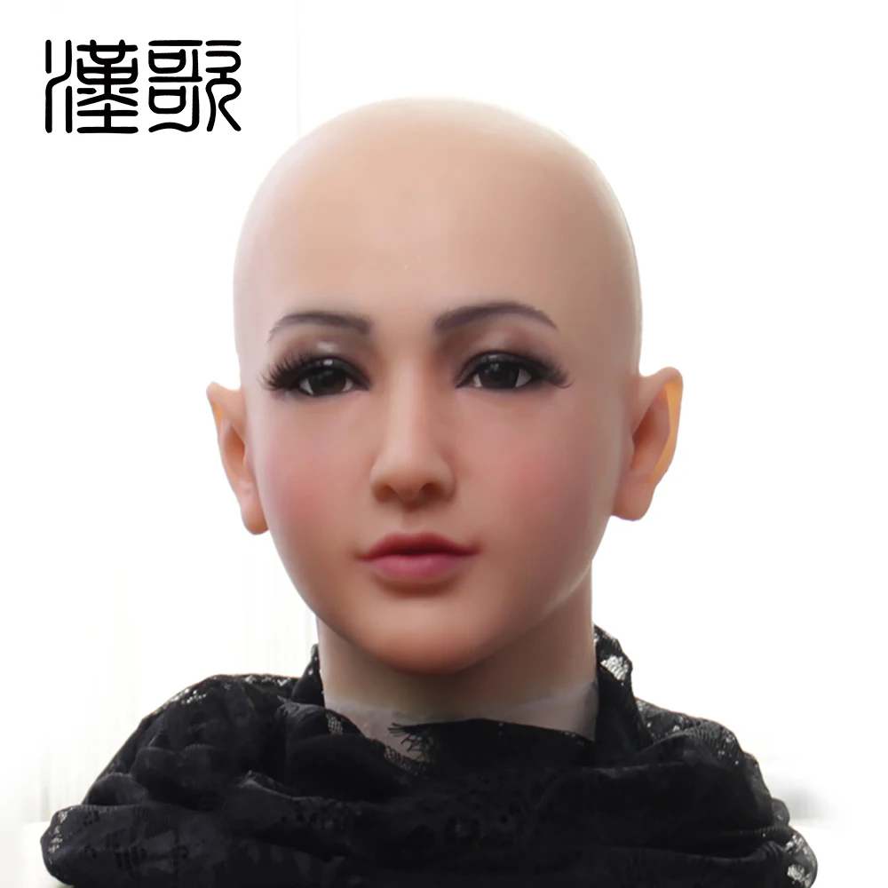 NEW Claire Disguise Masquerade For Man Feminine Silicone Female Headwear Realistic Goddess Face For Halloween Crossdresser