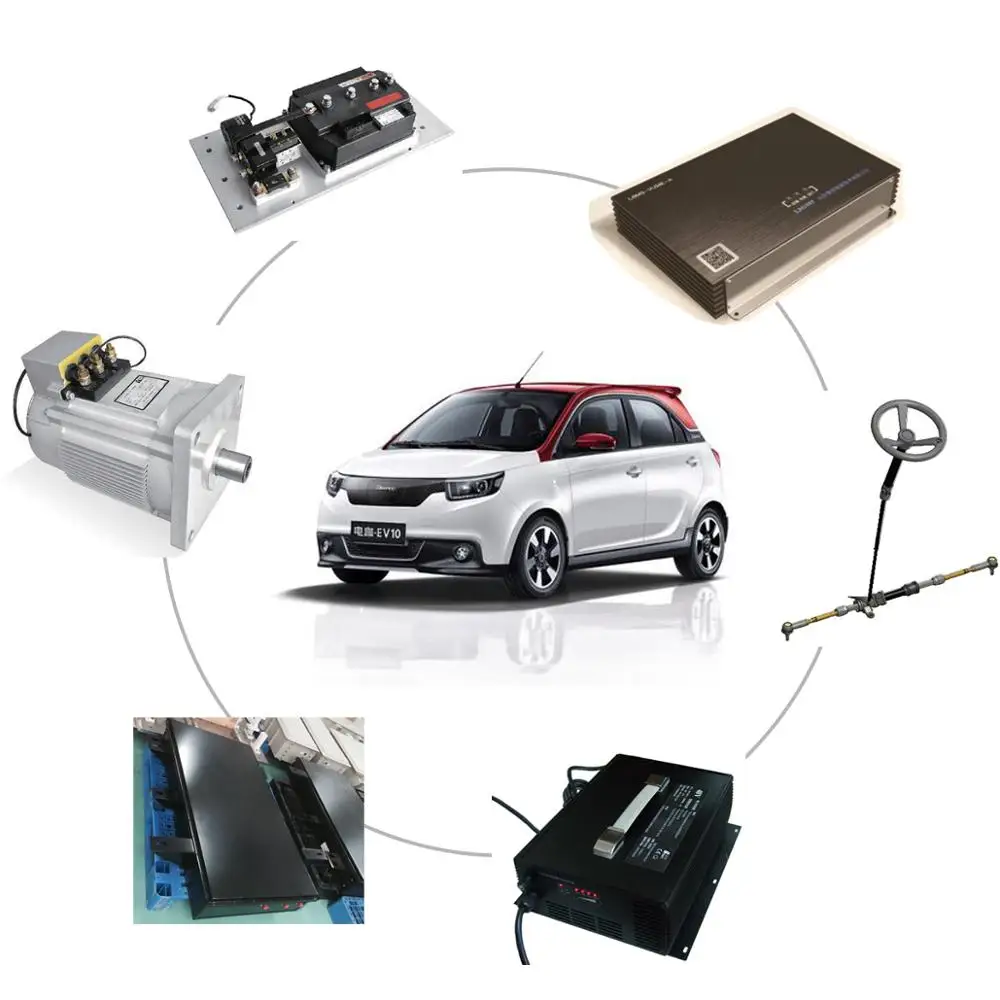  10 кВт 72V Gear Penghantaran EV коробка
