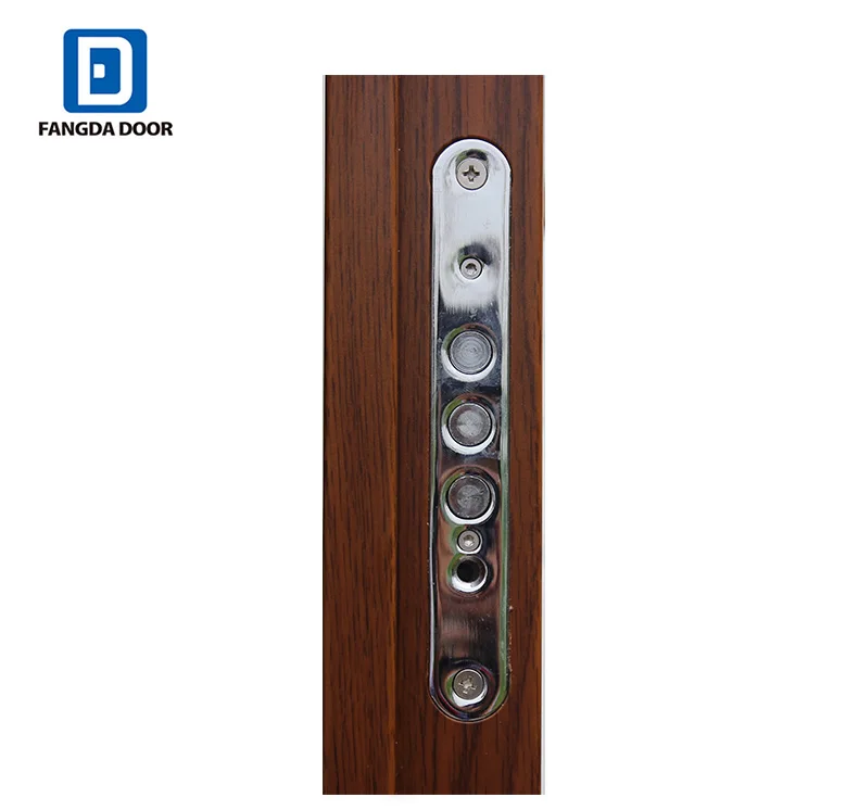 Fangda triangle design exterior security doors metal door hot sale in Poland market