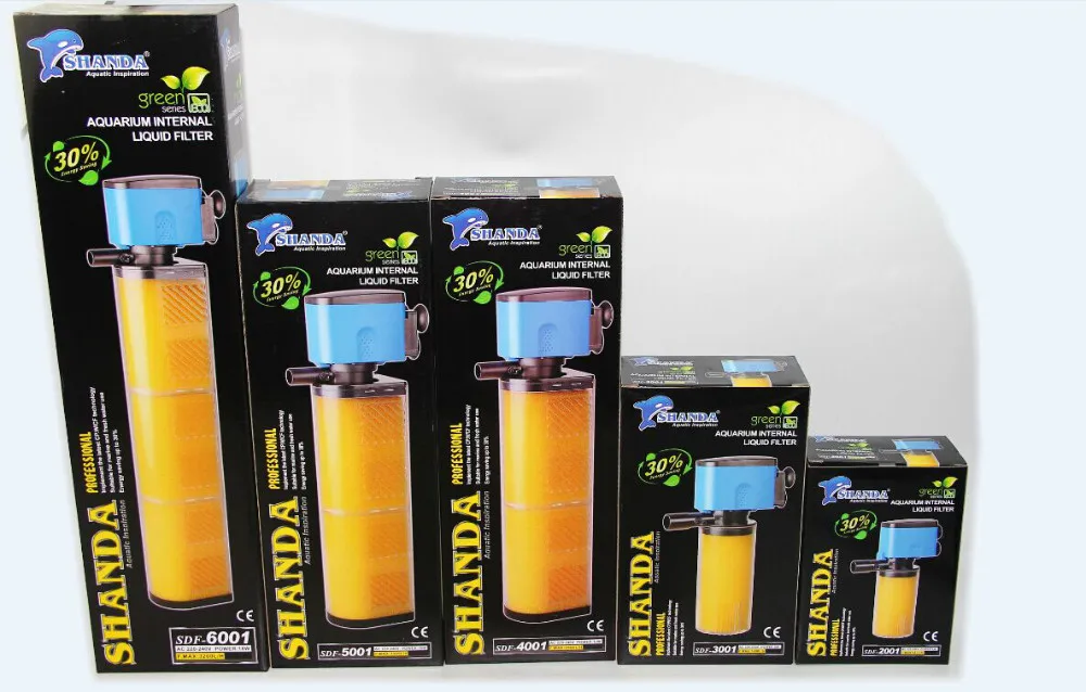 SHANDA Hi-quality aquarium professional Internal Filter Liquid sponge Filter