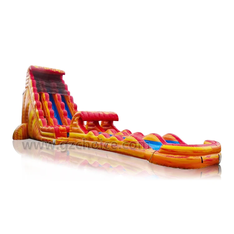 Надувная водная горка для пальмы коммерческого класса с бассейном