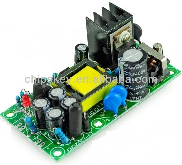 Изолированные импульсный источник питания модуль Doulbe выходное напряжение 12 В 1A и 5 В 1 В