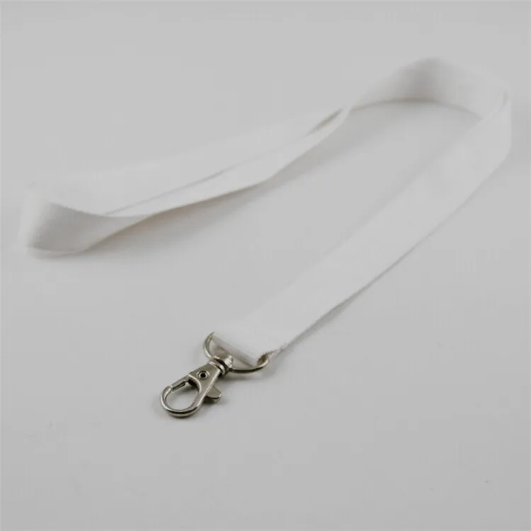 Cheap China Wholesale Promotional Custom Plain Nylon Cell Phone Blank Neck Strap Lanyard Keychain