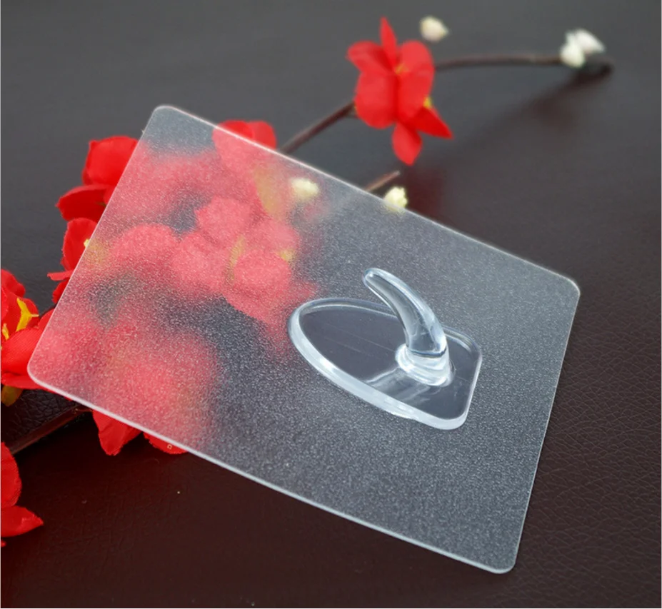 
Cheap price PC removable magic wall mount adhesive coat hook plastic 