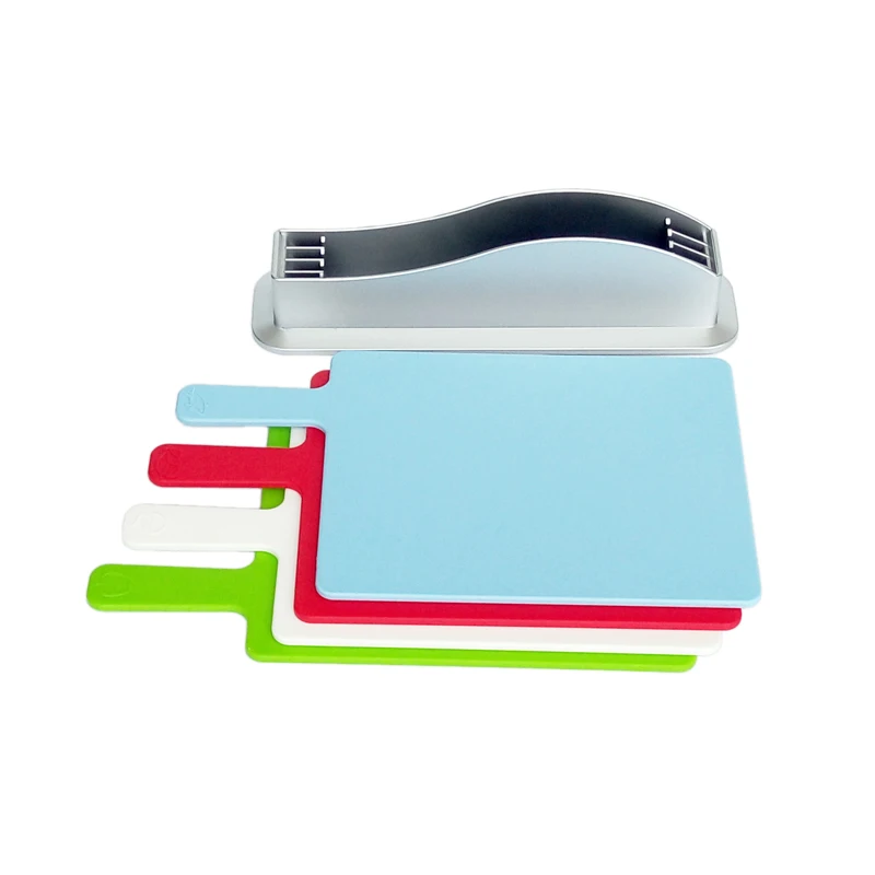 JOYWAVE Wholesale Portable Kitchen Colour Coded Chopping Board Set Chopping Blocks Kitchen Vegetable Cutting /cheese Cutting