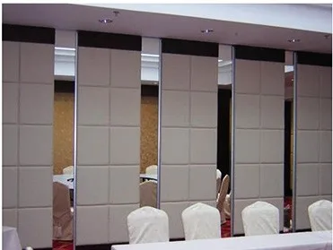 Restaurant movable wooden soundproof folding partition wall malaysia