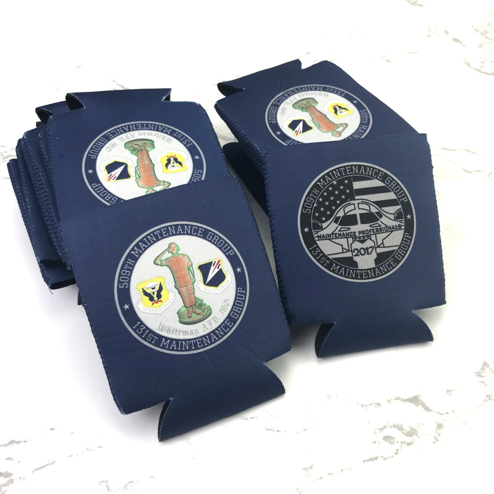 Custom Logo Cheap Promotional Neoprene Beer Can Holder Stubby Cooler