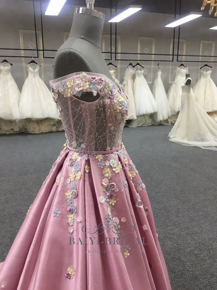 Alibaba Long Pink Satin Backless Evening Dresses Formal Dresses for Lady Women Party Dresses OEM Service Digital Printing Woven