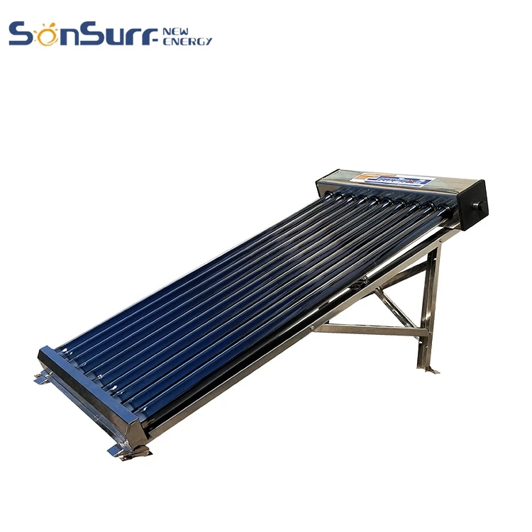Non Pressurized 30 Evacuated Tubes Double Manifold Water Vacuum Tube Solar Collector