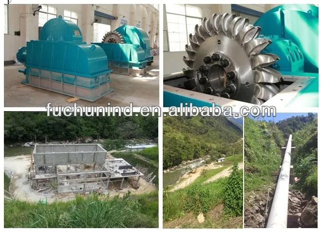 
small hydro power plant/ water turbine generator unit 