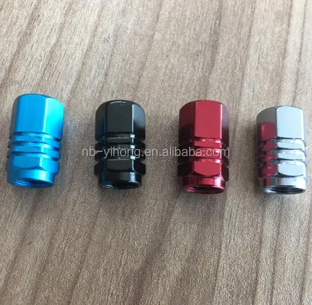 
CNC anodized Colorful Universal Aluminum Alloy Car Tire Valve Caps,Auto Tire valves,Car Accessories 