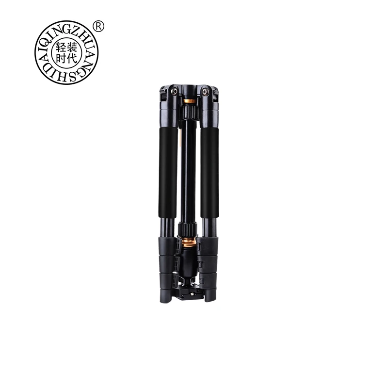 Professional camcorder tripod photo 8kg load 1540mm dslr digital telescope tripod gimbal head Q555 pro stand tripod monopod