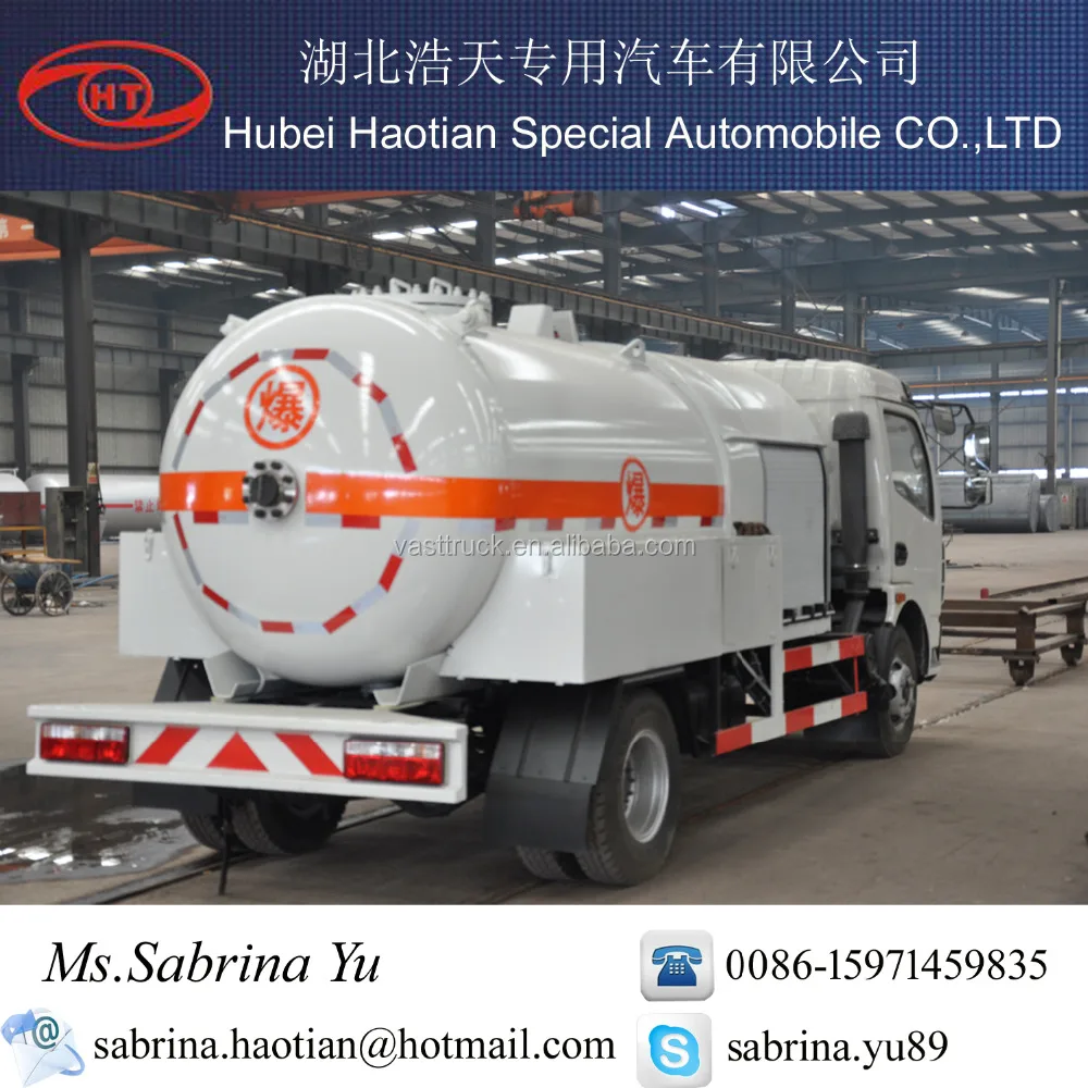 Chinese mini LPG 5ton delivery truck,Liquefied Gas Tanker truck
