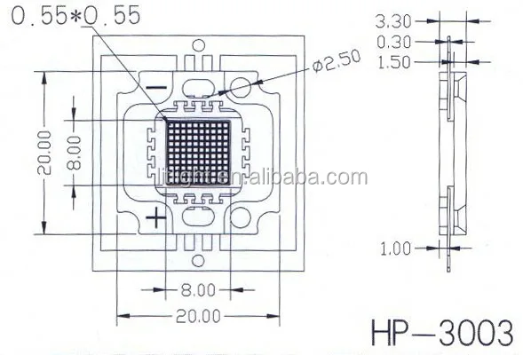 Taiwan Epileds Chip Ultraviolet 380nm 390nm 395nm 405nm 420nm Light-Emitting Diode 360nm-370nm High Power COB 10W 365nm UV LEDs