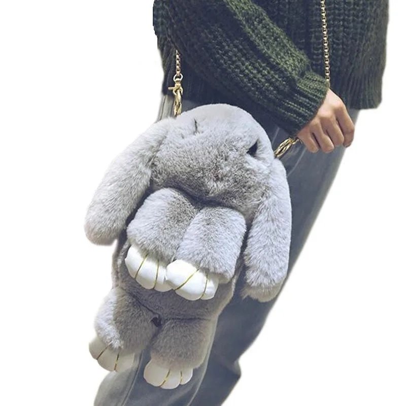 
Wholesale Popular Cute Shoulder Bag Faux Fur Bag Gift For Girl 