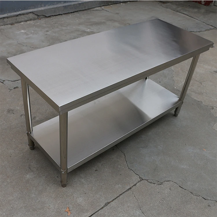 Best Quality Knocked-down Stainless Steel  Restaurant Food Preparation Work Table