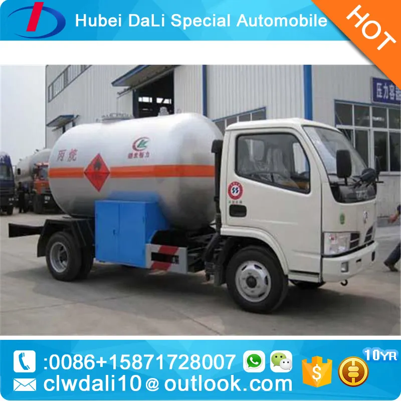 
Liquefied petroleum gas Bobtail Tank Truck 5000L LPG Skid Filling Truck for Cooking Gas Cylinder for Sales 