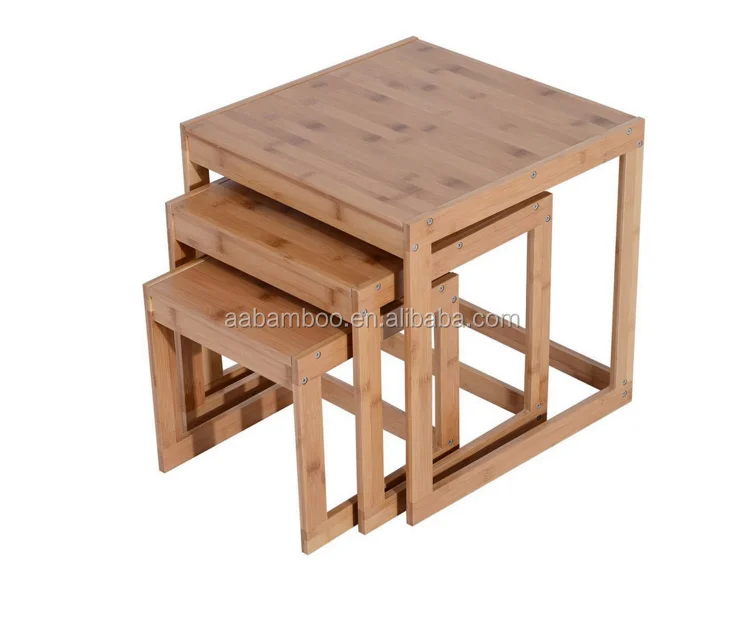 Бамбук 3 шт. матричный стол для гостинной столовый