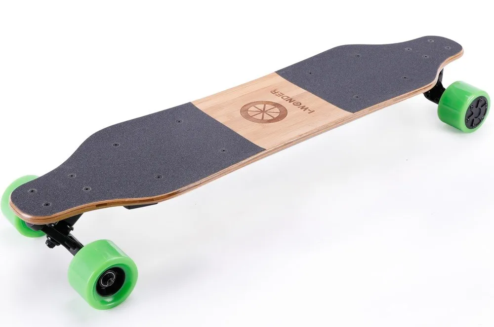 
SK-E2 I-Wonder Led light custom electric skateboard dual hub motors in-wheel electric longboard boosted board 