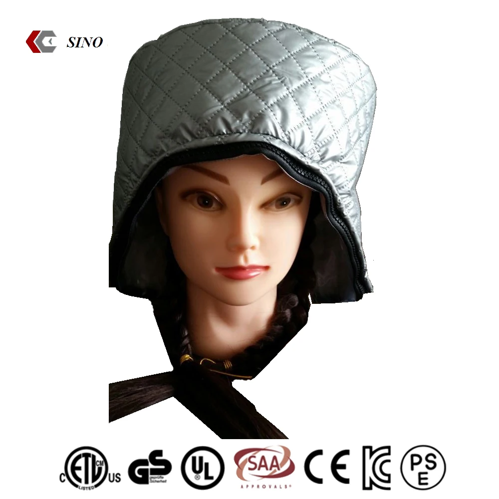 
Good quality PVC fast heating Hair steamer cap for home use Black heating cap portable hair steamer wholesale 