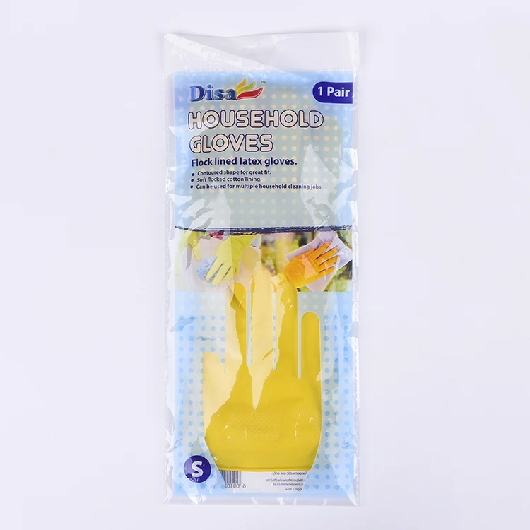 
High Quality Chemical Resistant Gloves Duty Rubber Latex Household Cleaning Gloves 