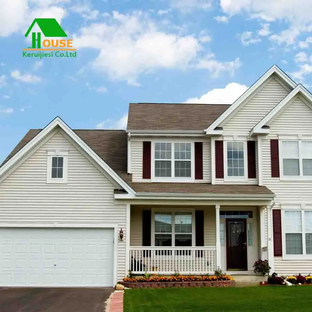 standard size steel structure villa