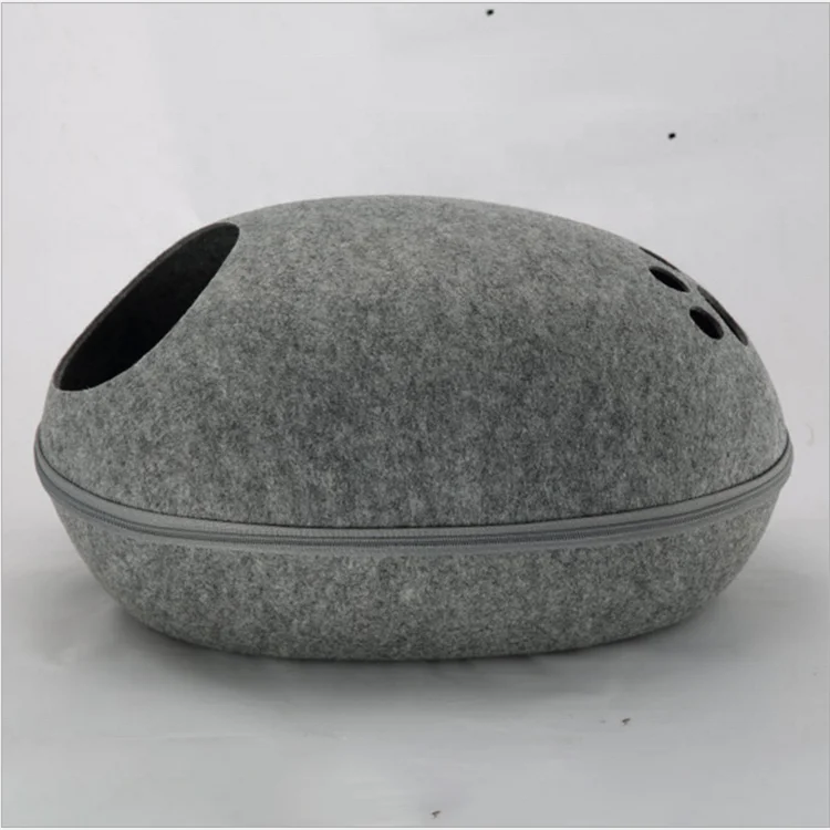 Felt cat house felt pet cave