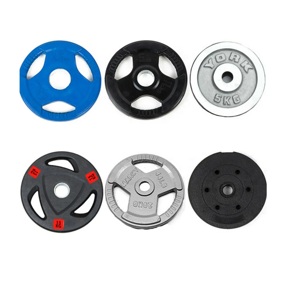 weightlifting plates rubber coated dumbbells bumper plates jiuli fitness