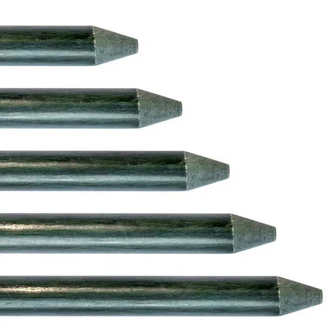 Hot Sale Factory Supply White 14mm Flexible Tapered Fiberglass Tomato Stake