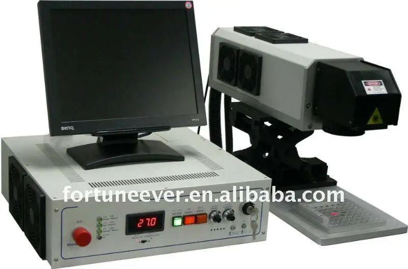 Метель волоконно-лазерной маркировки станок