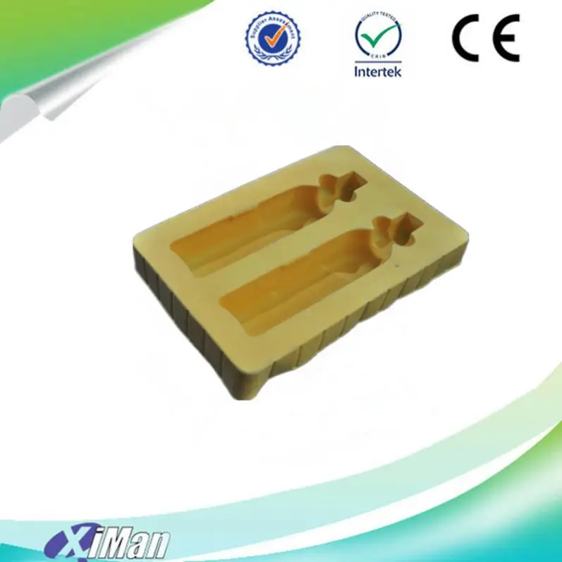 China Factory Price PVC Flocking Blister Tray Velvet Inner Blister Trays Packaging for Jewelry