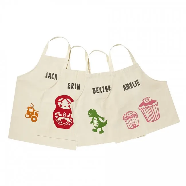 Waterproof oilproof kids painting apron