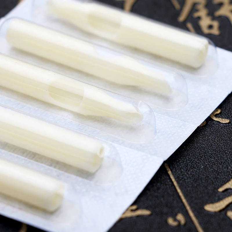 
AI-Aiheogae TG3125 White 50pcs/box Plastic Disposable Tip Tattoo Nozzle Tips 