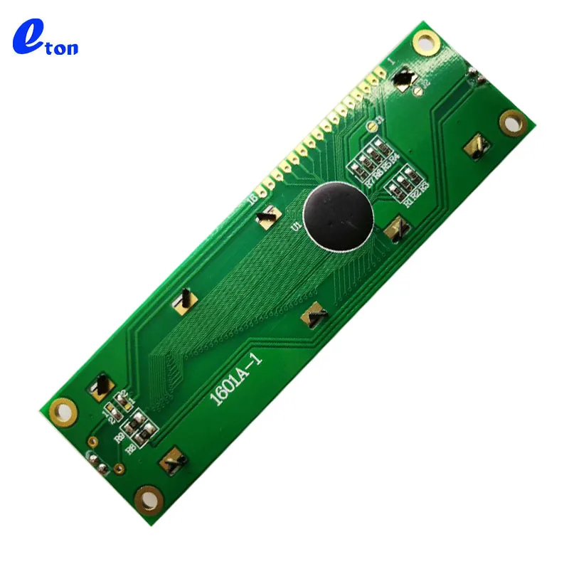 15 years factory and factory price lcd 1601 yellow-green 16x1 big character lcd display module