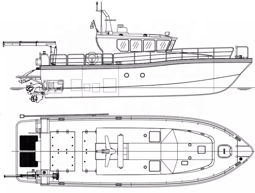 12m Aluminum Pilot Boat for Pilotage and Patrol-Marine Police Ship,Government Ship,Maritime vessel